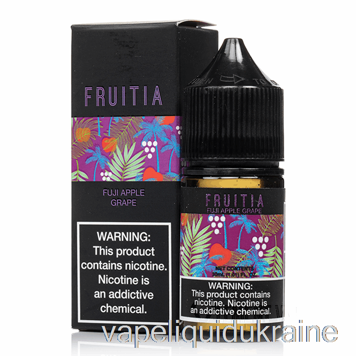 Vape Liquid Ukraine Fuji Apple Grape - Fruitia Salts - 30mL 50mg